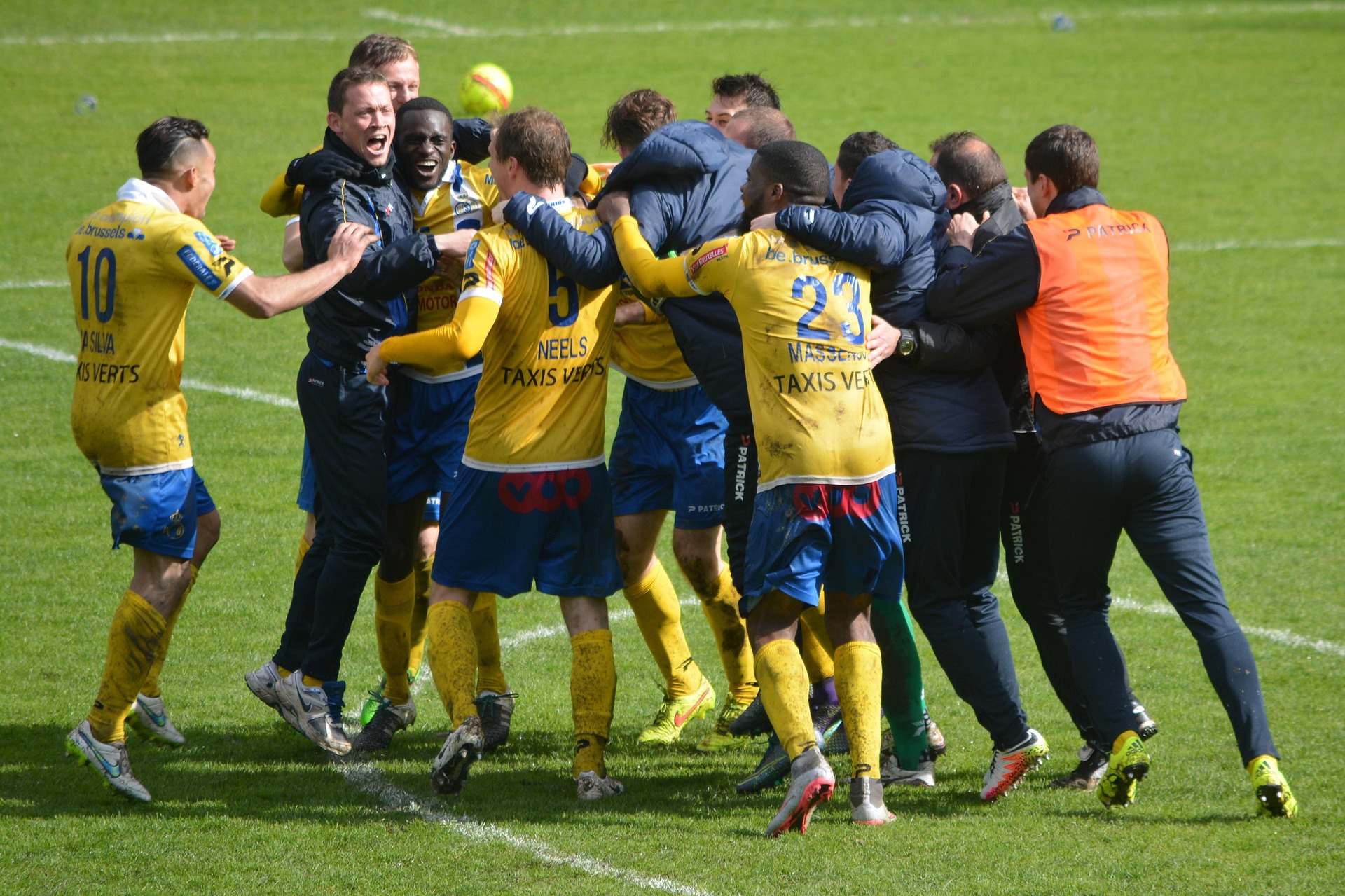 Team training session with analytics